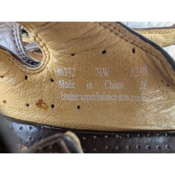 Clarks Unstructured Mocha Brown Casual Slide Shoes Sandals Women's 7.5 W - Picture 5 of 10